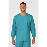 800 WORK Unisex Snap Front Round Collar Jacket by WINK