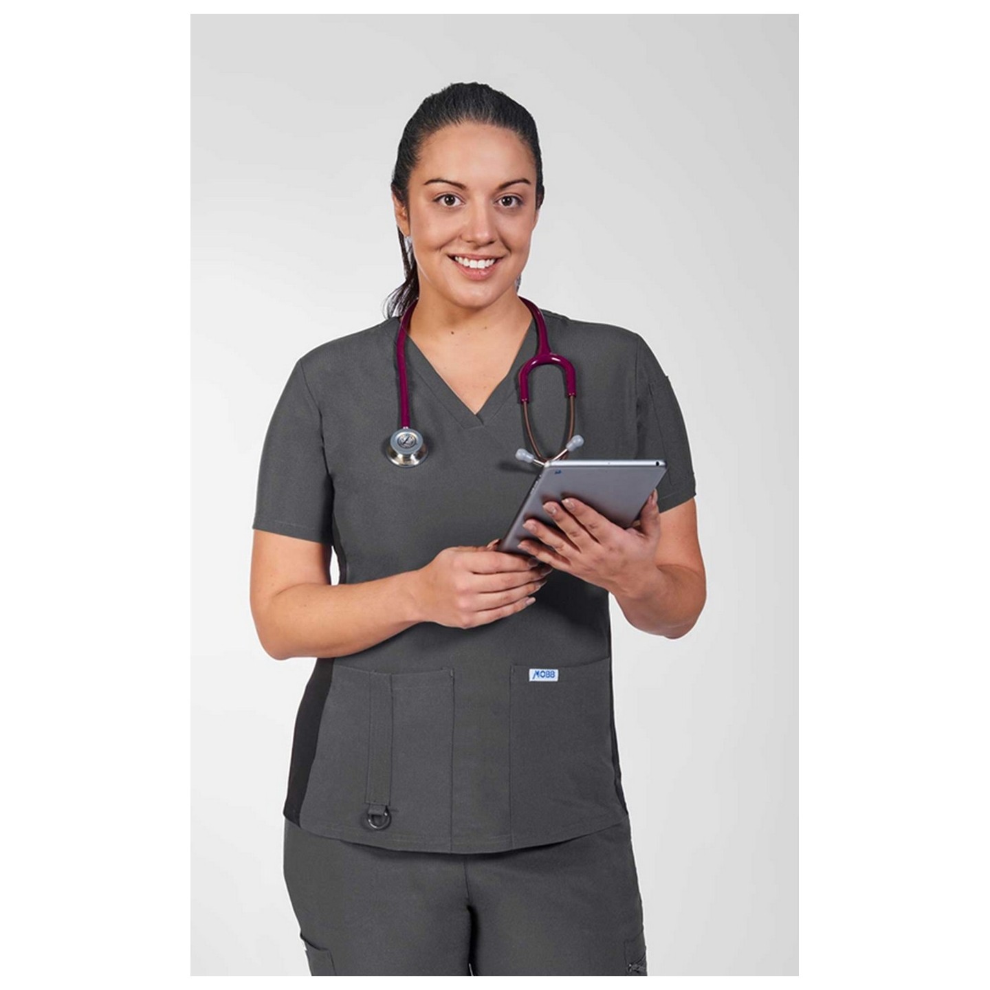 T8020 The Rose - MOBB Mentality Scrub Top