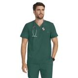 HH758 Quest Men's 1-Pocket V-Neck Scrub Top by Healing Hands
