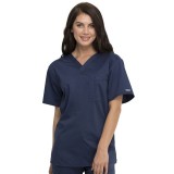 WW625 Workwear Revolution Essential Unisex V-Neck Top by Cherokee