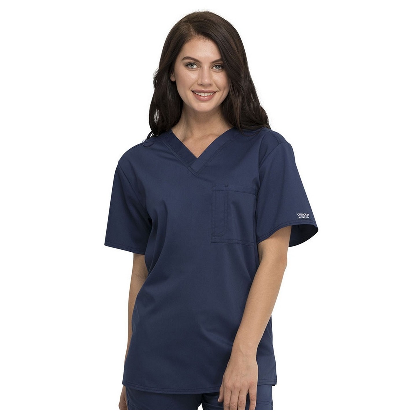 WW625 Workwear Revolution Essential Unisex V-Neck Top by Cherokee