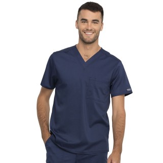 WW625 Workwear Revolution Essential Unisex V-Neck Top by Cherokee