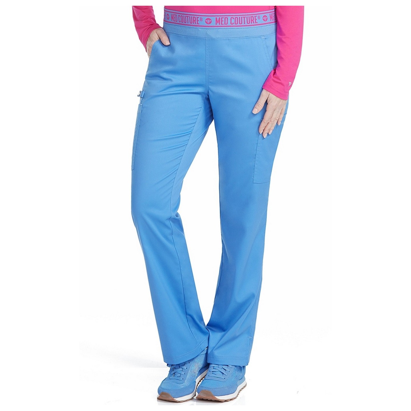 MC7739 Touch Performance Yoga 7 Pocket Cargo Pant by Med Couture