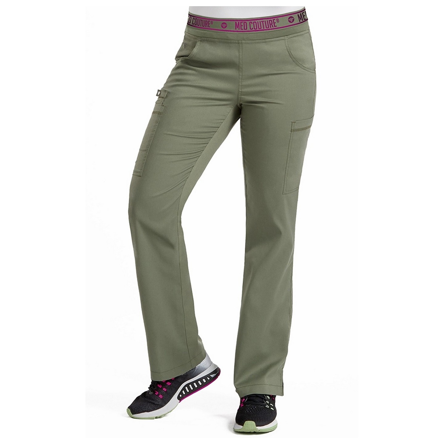 MC7739 Touch Performance Yoga 7 Pocket Cargo Pant by Med Couture