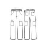 MC7739P Petite Touch Performance Yoga Pantalons Cargo à 7 Poches par Med Couture