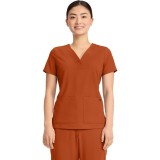 HH751 Quest 3 Pocket Y-Neck Scrub Top by Healing Hands