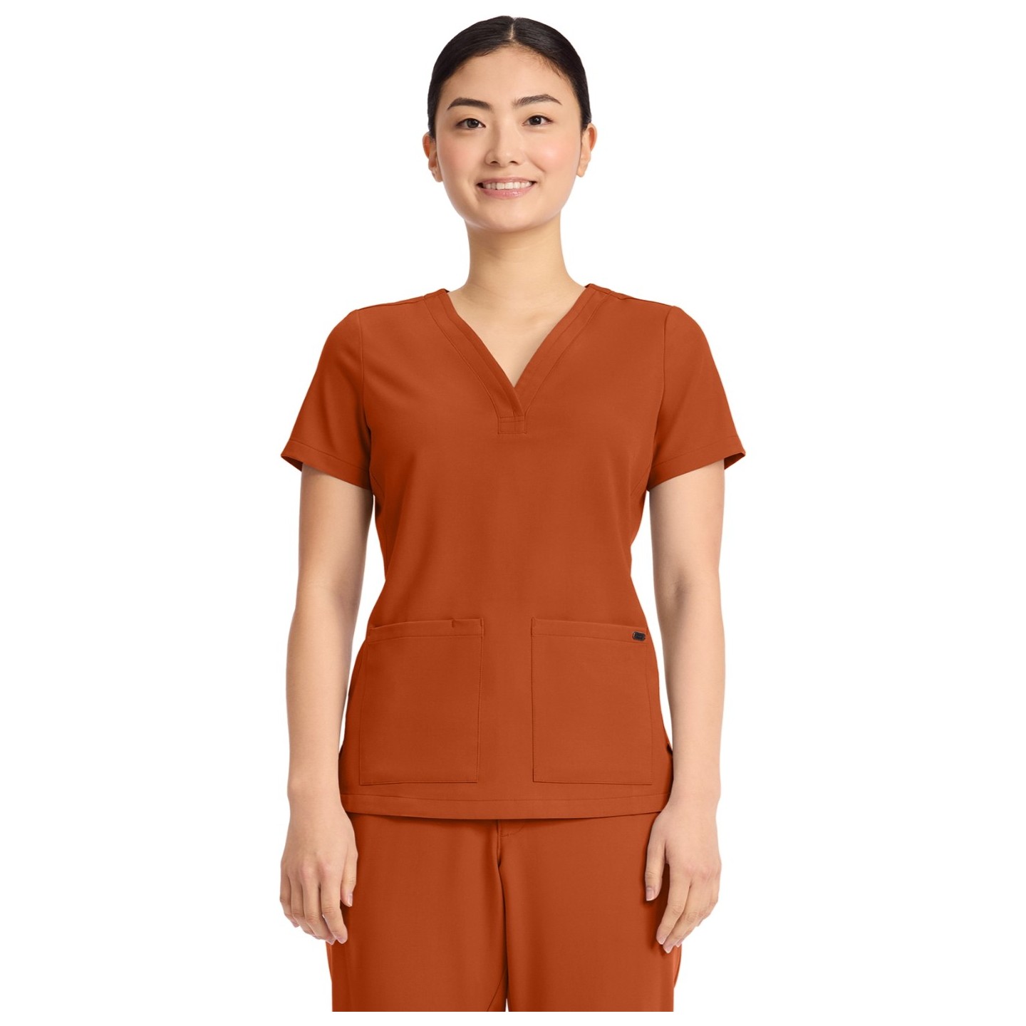 HH751 Quest 3 Pocket Y-Neck Scrub Top by Healing Hands