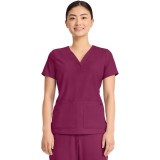 HH751 Quest 3 Pocket Y-Neck Scrub Top by Healing Hands