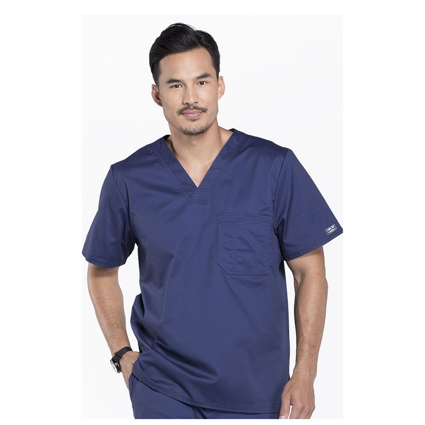 4743 Workwear Core Stretch Haut à Col en V pour Hommes par Cherokee