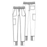 DK040 Dickies Dynamix Pantalon Jogger Sportif avec 4 Poches pour Hommes