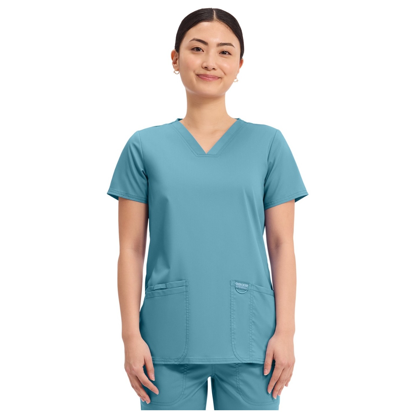 WW620 Workwear Revolution 3 Pocket V-Neck by Cherokee