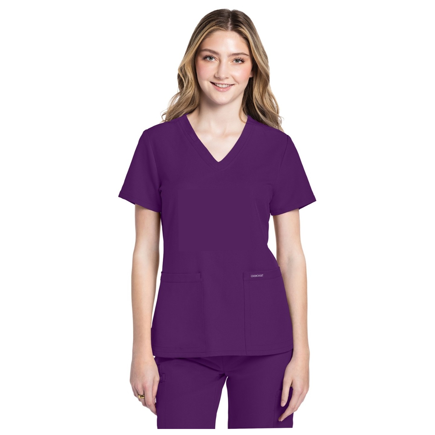 CK953A WW Originals Ultra Haut à Col en V avec 2 Poches par Cherokee