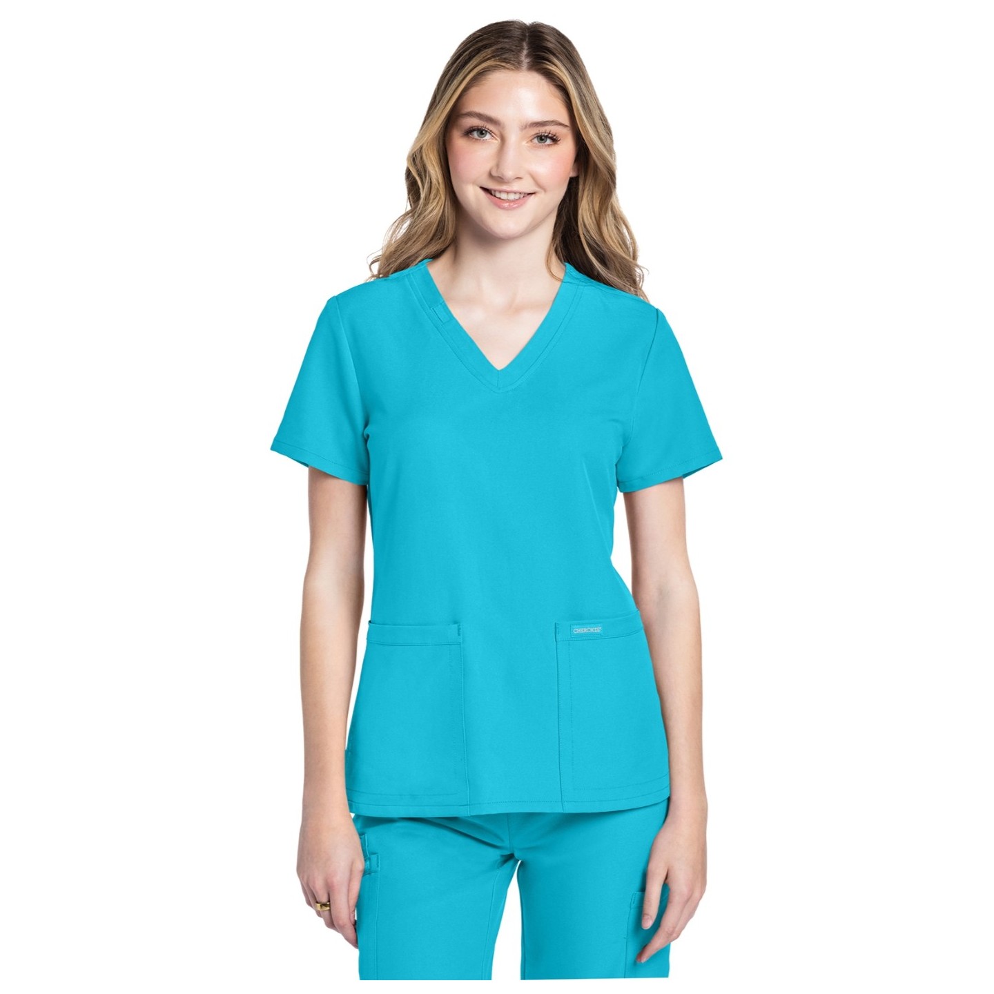 CK953A WW Originals Ultra Haut à Col en V avec 2 Poches par Cherokee