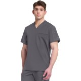 DK610 Dickies Dynamix Haut à Col en V avec Poche de Poitrine