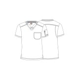 DK610 Dickies Dynamix Men's V-Neck with Chest Pocket