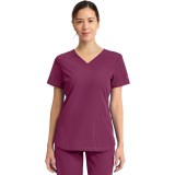 DK730 Dickies Dynamix 3 Pocket V-Neck Top