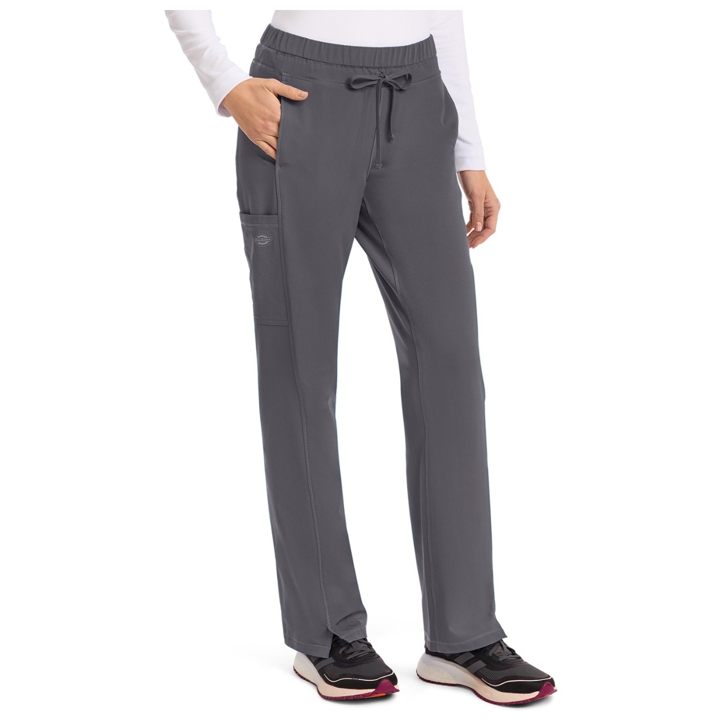 DK130 Dickies Dynamix Pantalon Taille Mi-Haute à Jambe Droite