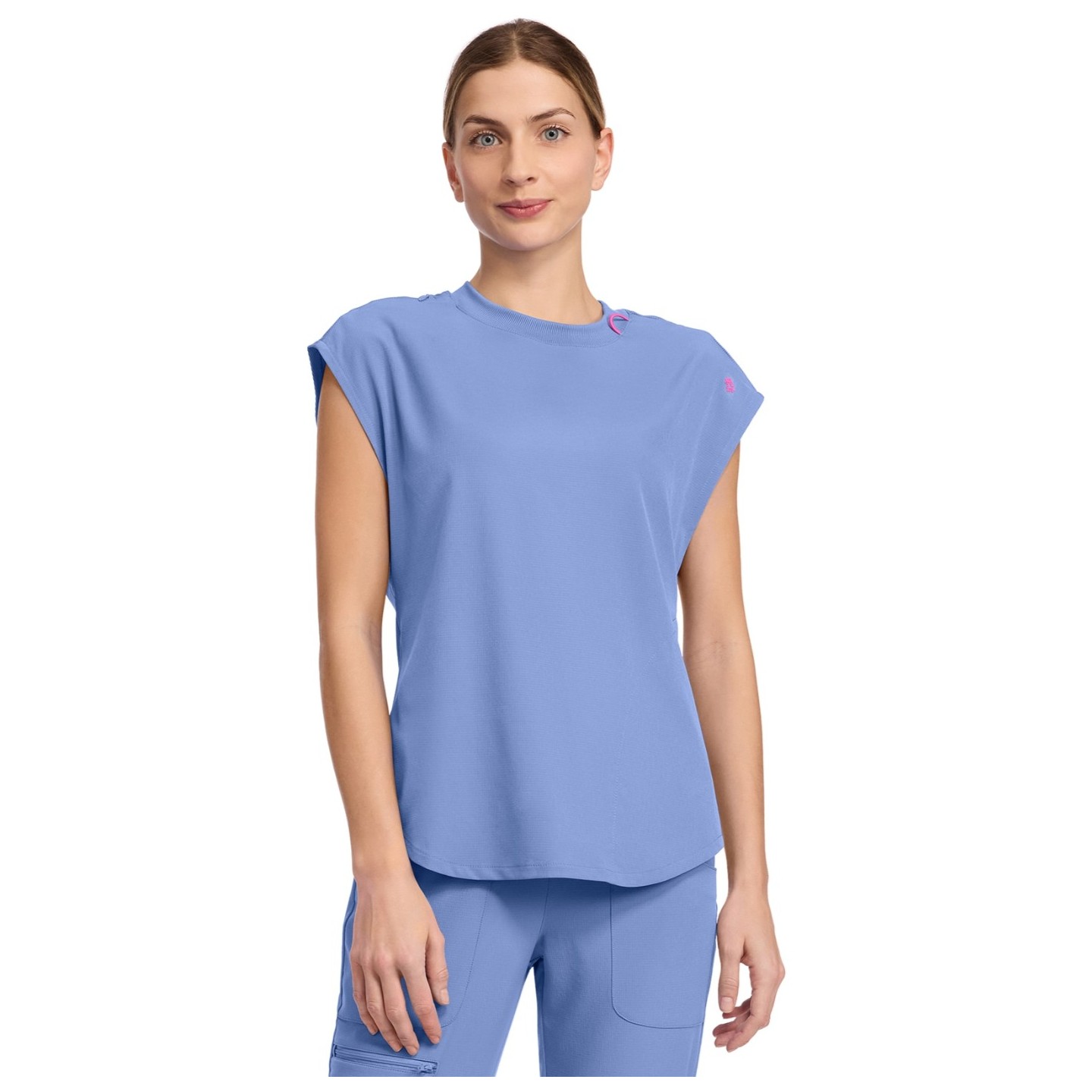 MC703 AMP Missy Dolman Sleeve Tuckable Top by Med Couture