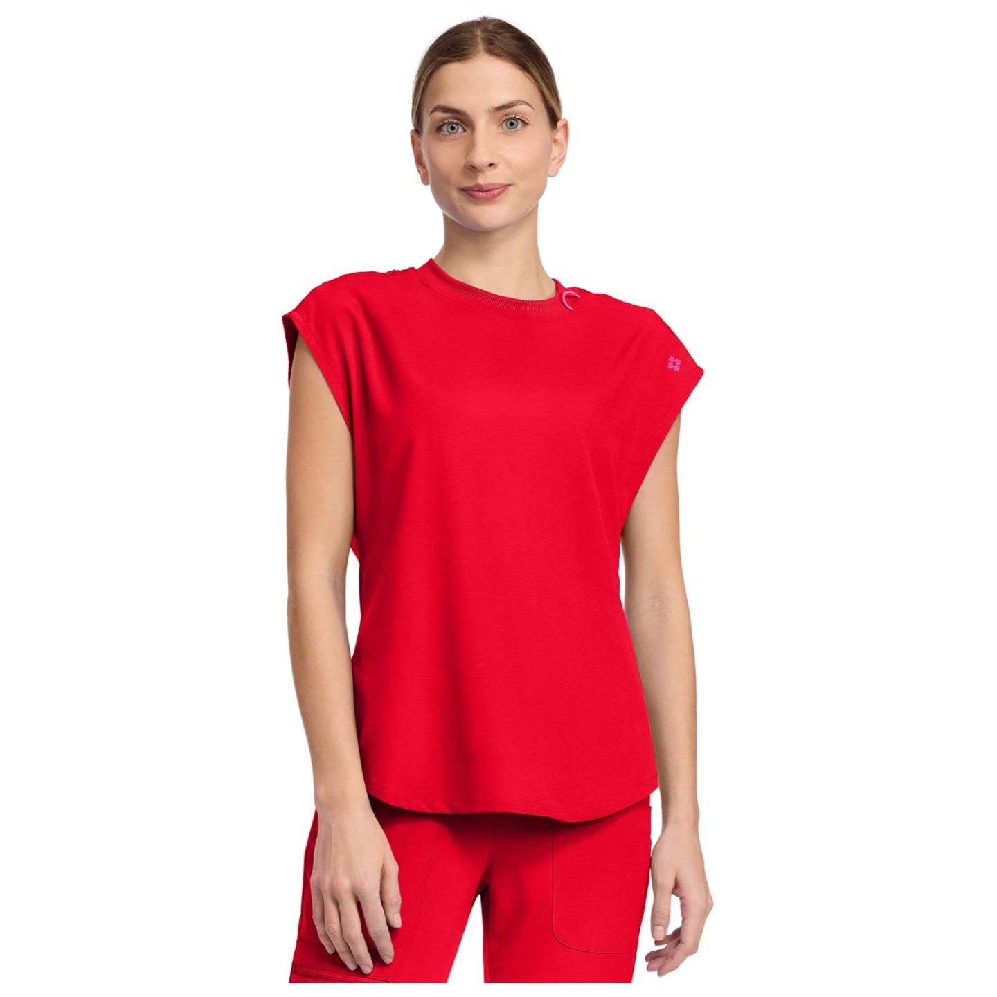 MC703 AMP Missy Dolman Sleeve Tuckable Top by Med Couture