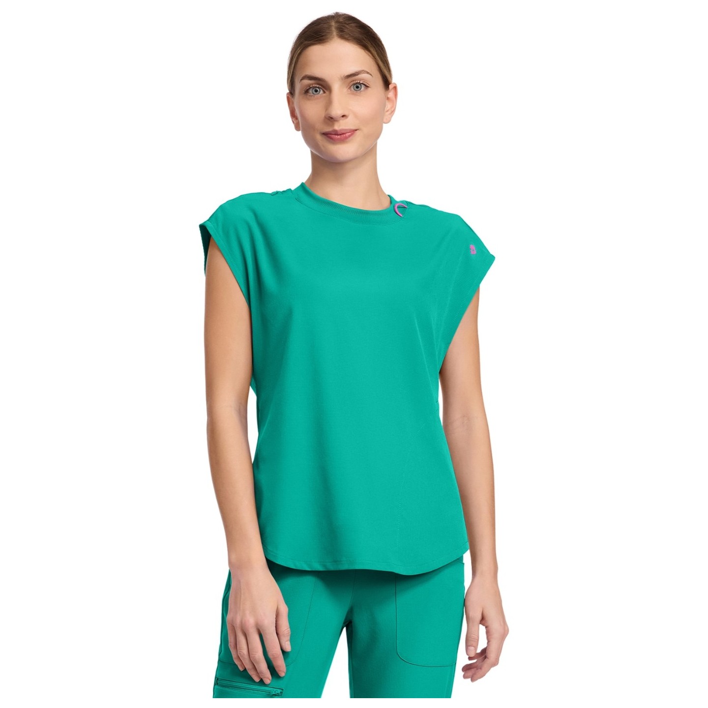 MC703 AMP Missy Dolman Sleeve Tuckable Top by Med Couture