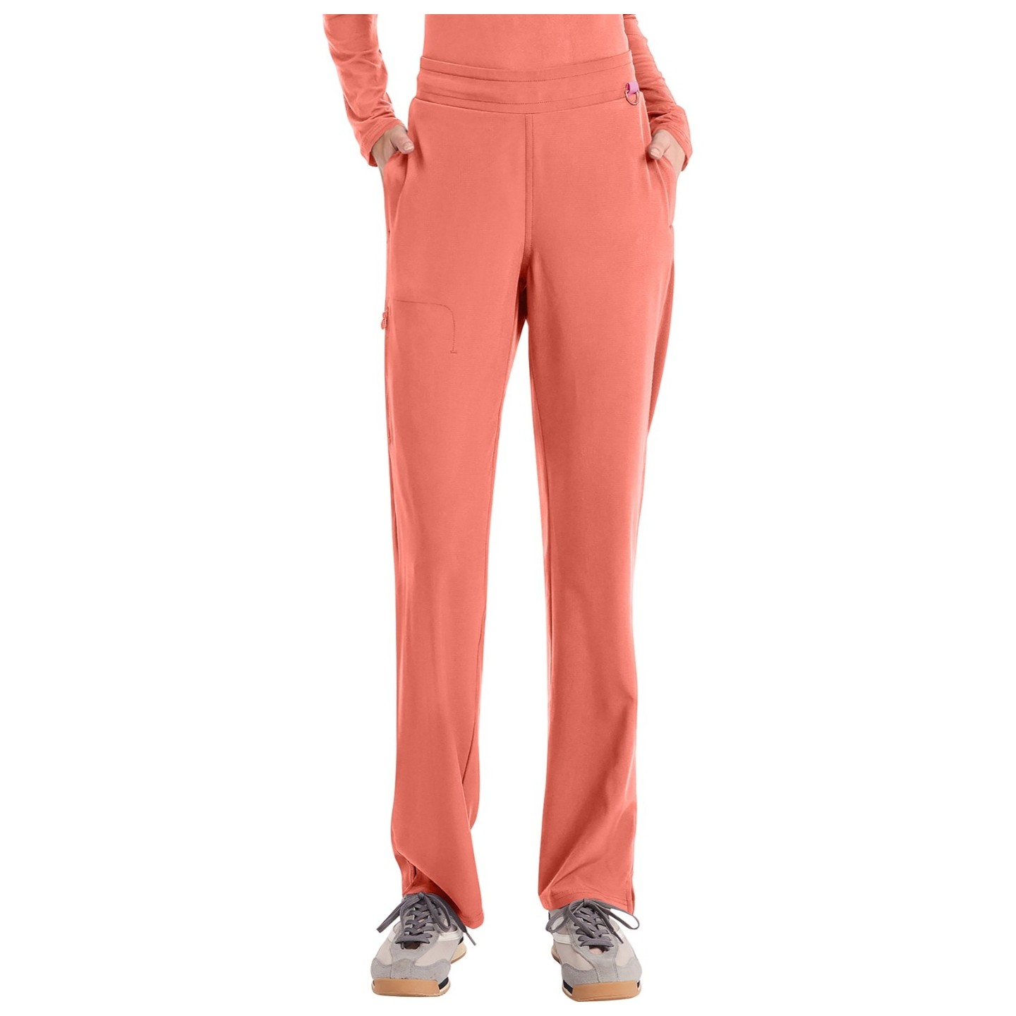 MC103 AMP Straight Leg High Rise Pull-On Pant by Med Couture