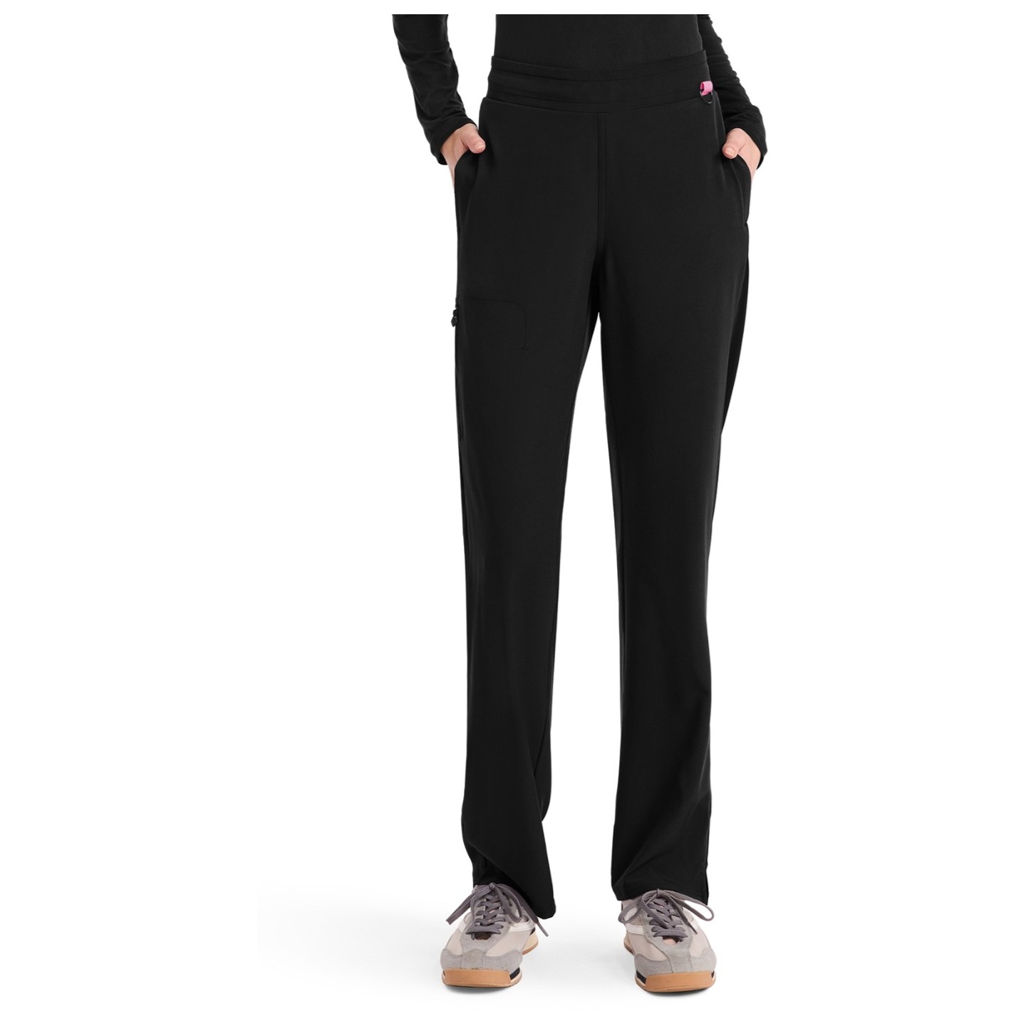 MC103 AMP Straight Leg High Rise Pull-On Pant by Med Couture