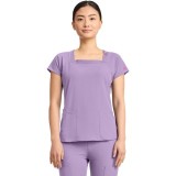 MC704 AMP Square Neck 3 Pocket Top by Med Couture