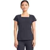 MC704 AMP Square Neck 3 Pocket Top by Med Couture