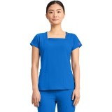 MC704 AMP Square Neck 3 Pocket Top by Med Couture