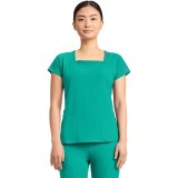 MC704 AMP Square Neck 3 Pocket Top by Med Couture