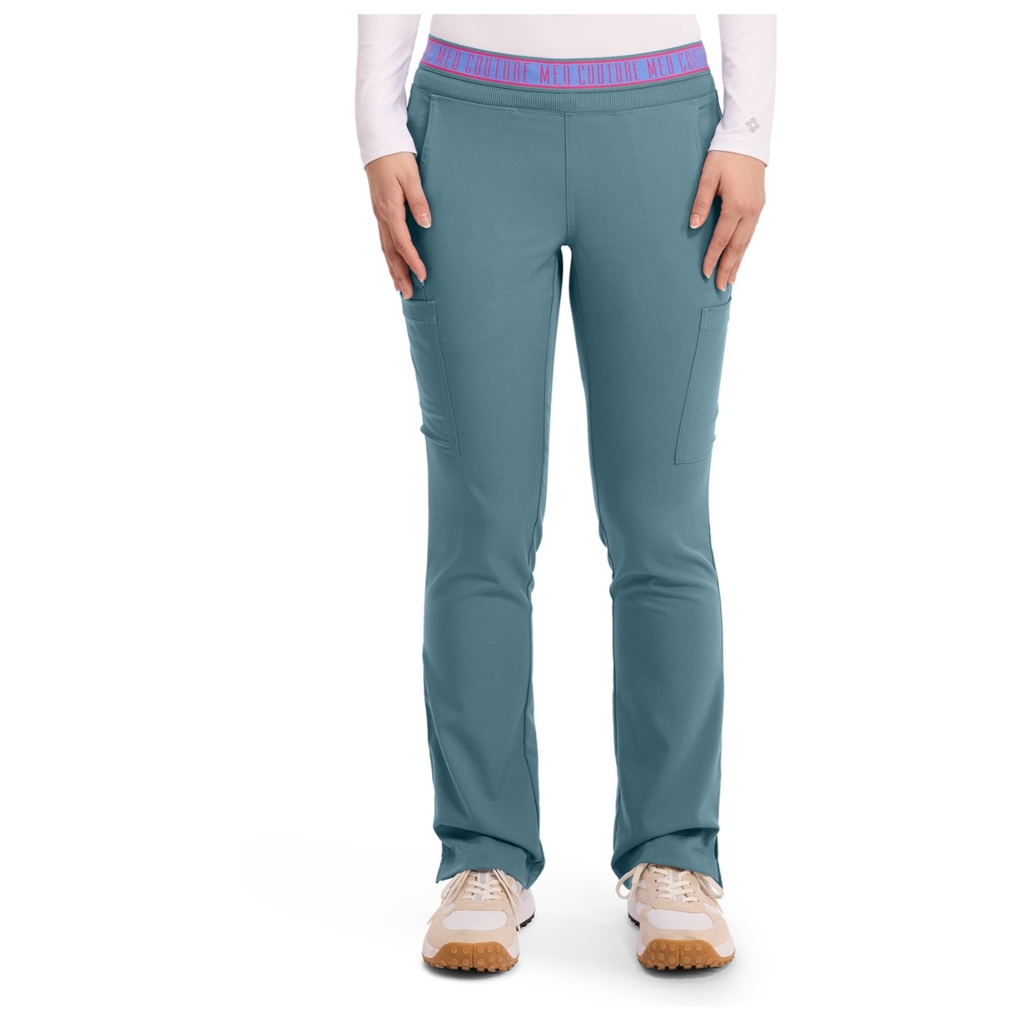 MC7739P Petite Touch Performance Yoga Pantalons Cargo à 7 Poches par Med Couture