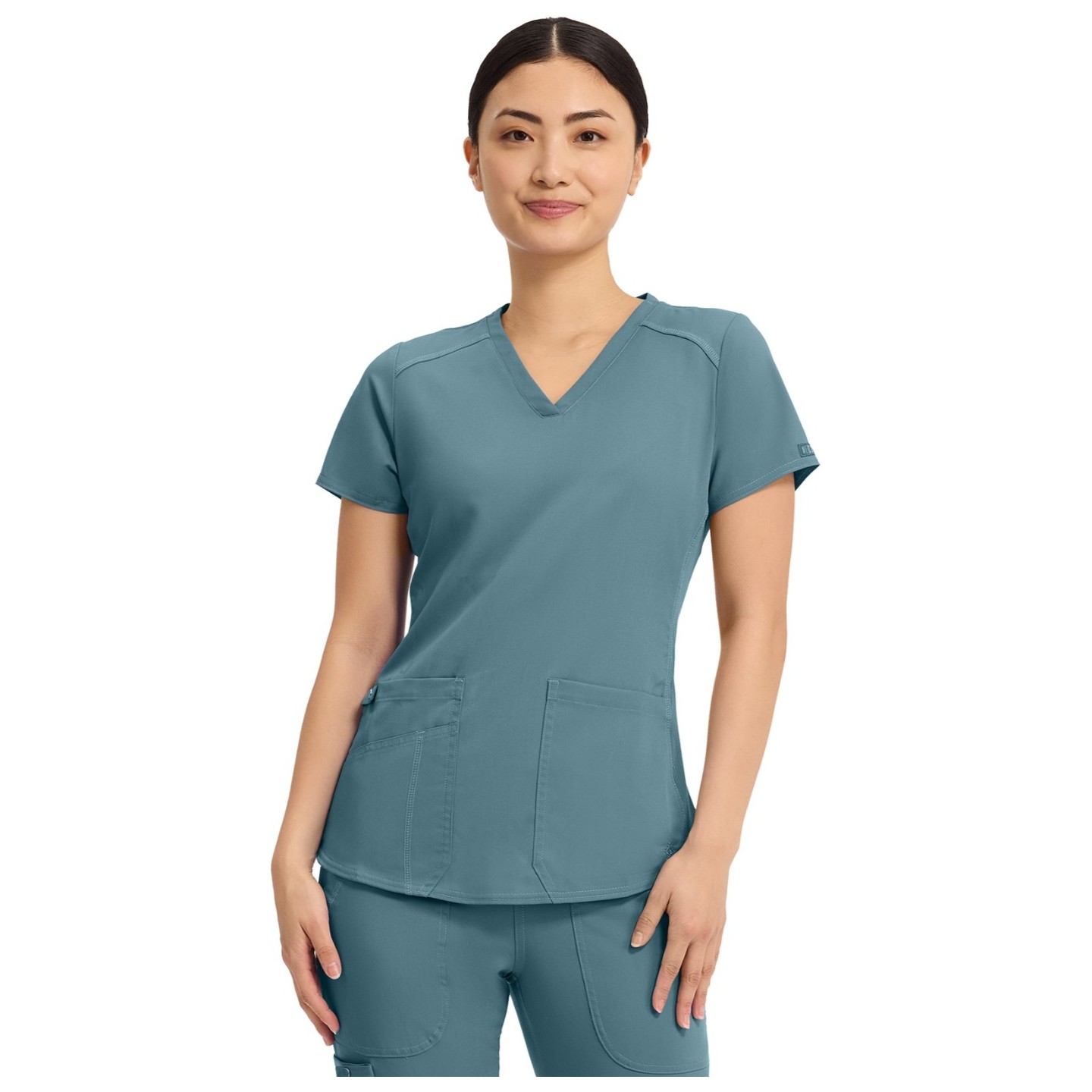 MC7459 Touch Performance Chemise à Col en V par Med Couture