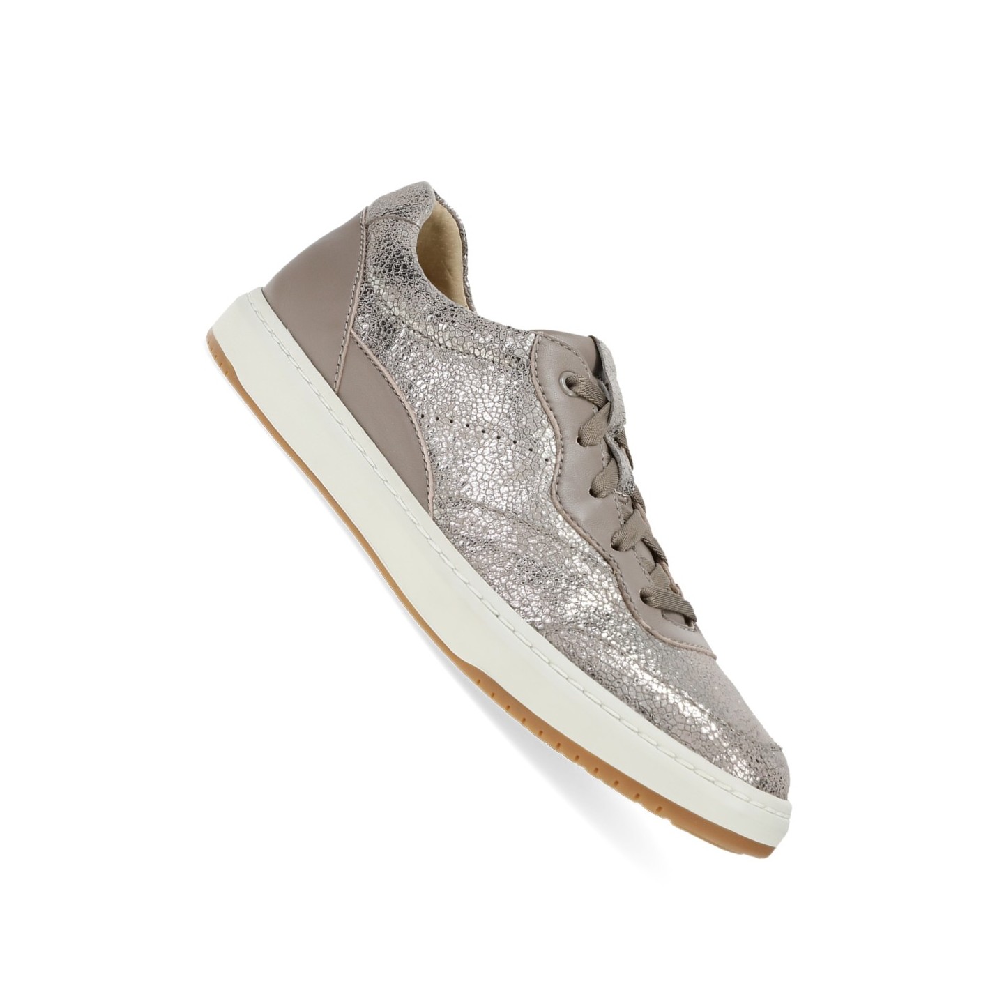 Josey Taupe Metallic Casual Sneaker for Women by Dansko