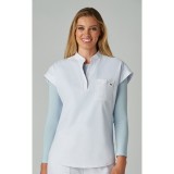 1131 Solis Catrin 2 Pocket Zipper Neck Top by koi