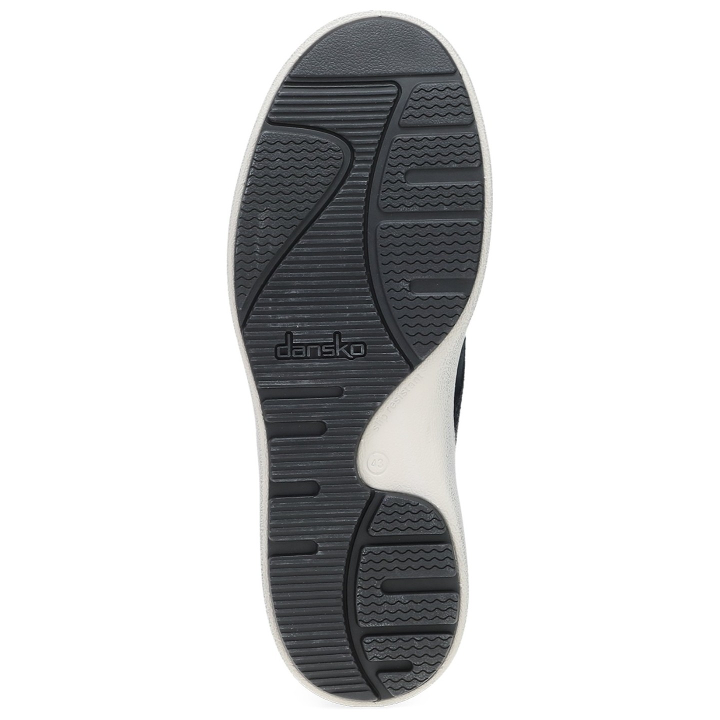 Tony Black Burnished Suede Chaussure Antidérapante pour Hommes par Dansko 