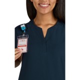 1124 koi Next Gen We Have Heart Split Neck Top