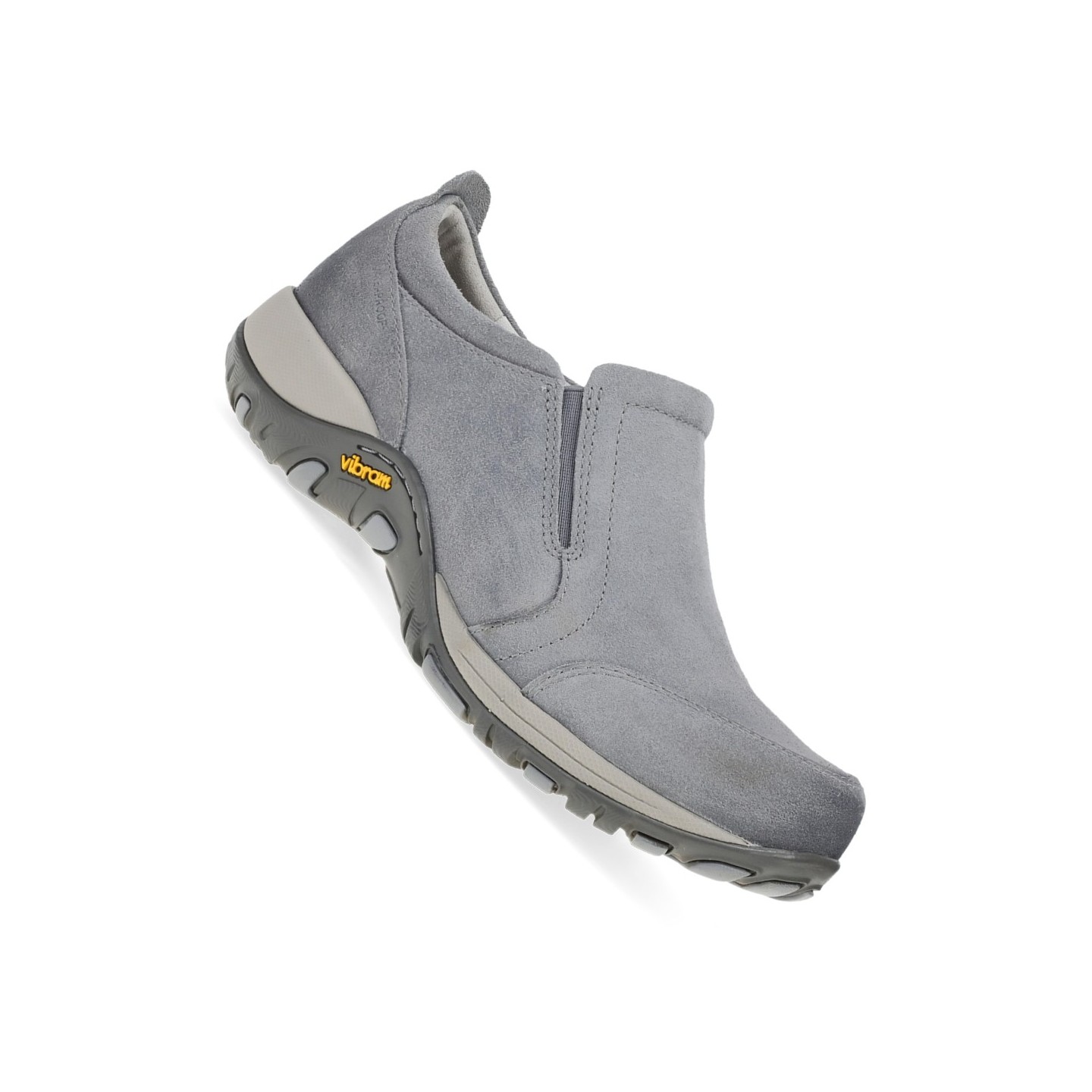 Pippy Grey Waterproof Burnished Suede Slip-On Women's Sneaker by Dansko