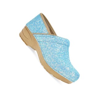 XP 2.0 Ice Blue Glitter Slip Resistant Women's Clog by Dansko