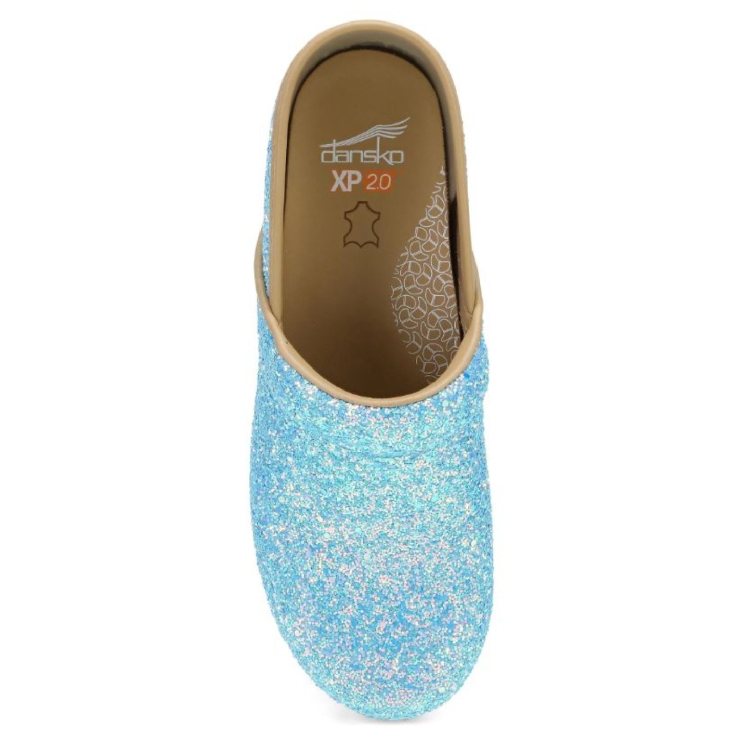XP 2.0 Ice Blue Glitter Slip Resistant Women's Clog by Dansko