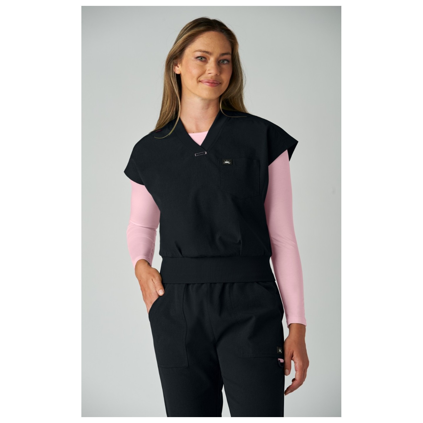 1143 Solis Trinity Dolman Sleeve Cropped Top by koi