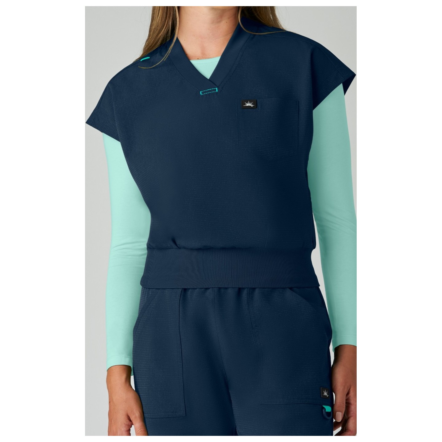 1143 Solis Trinity Dolman Sleeve Cropped Top by koi