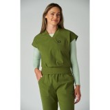 1143 Solis Trinity Dolman Sleeve Cropped Top by koi