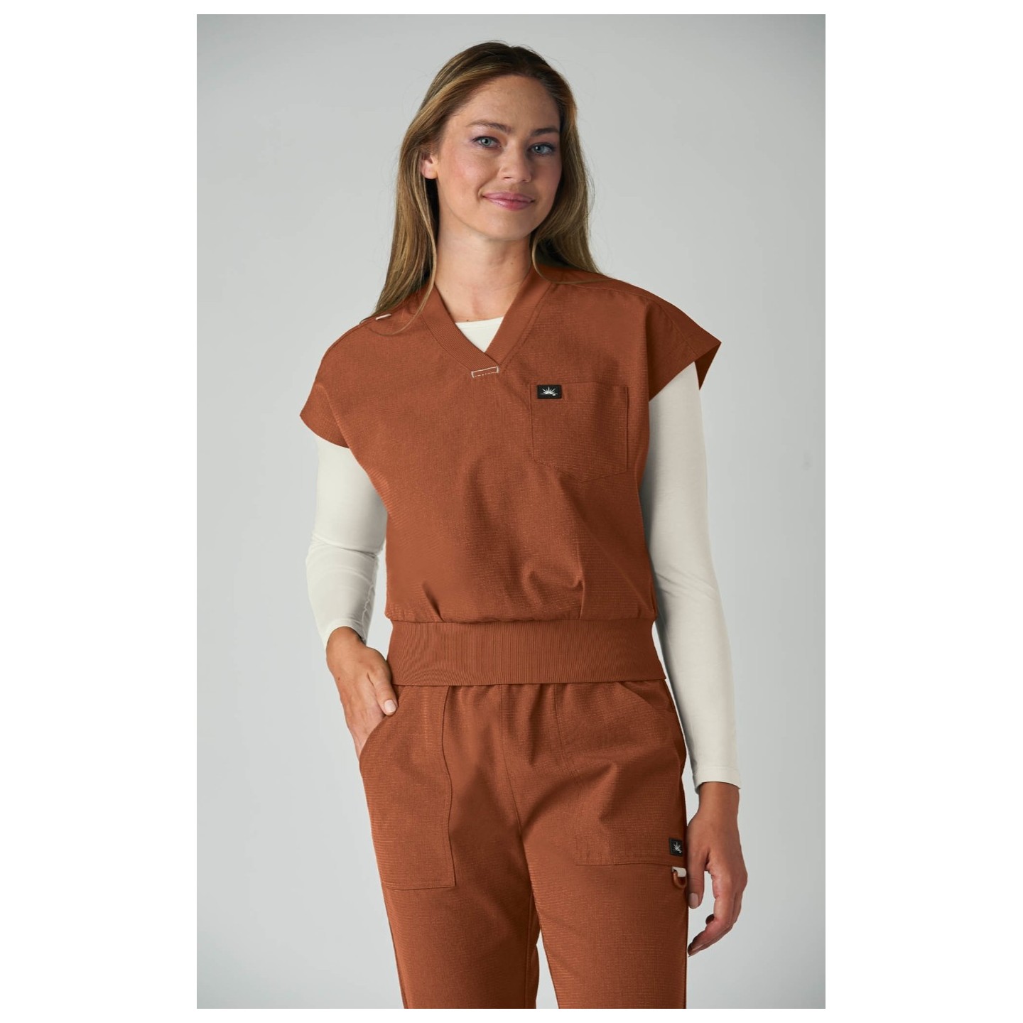 1143 Solis Trinity Dolman Sleeve Cropped Top by koi