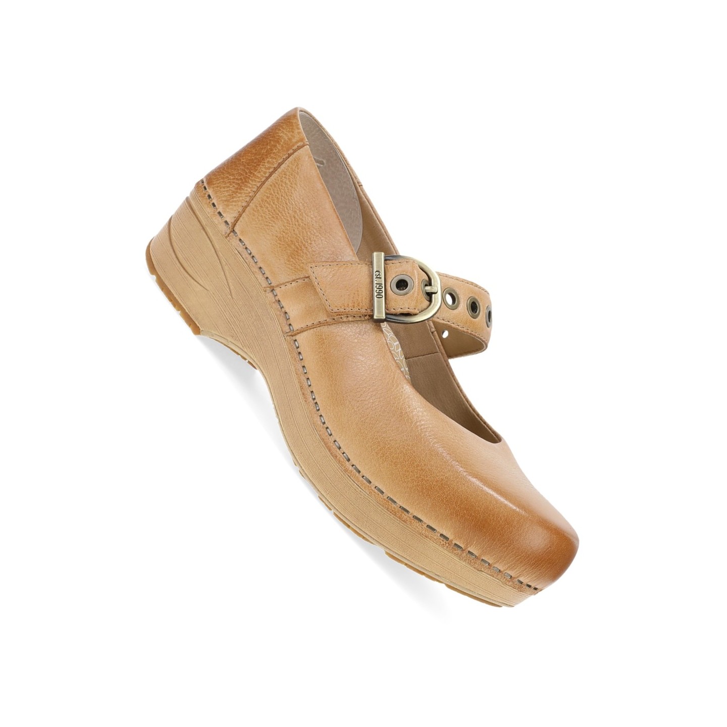 XP 2.0 Honey Distressed Mary Jane Slip Resistant Adjustable Clog by Dansko