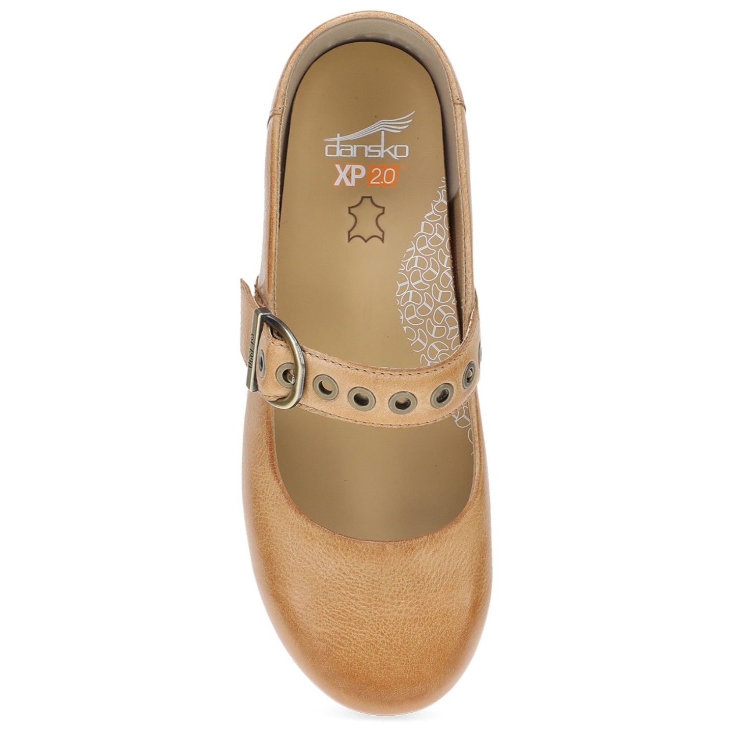 XP 2.0 Honey Distressed Mary Jane Slip Resistant Adjustable Clog by Dansko