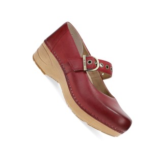XP 2.0 Red Mary Jane Slip Resistant Adjustable Clog by Dansko