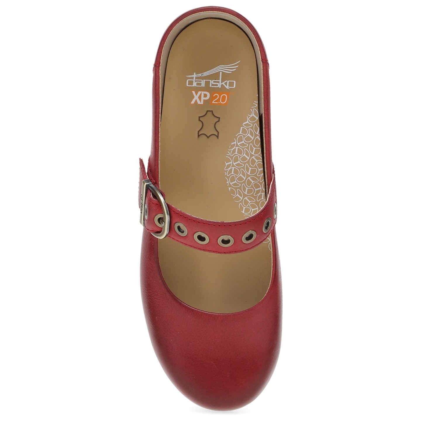 XP 2.0 Red Mary Jane Slip Resistant Adjustable Clog by Dansko