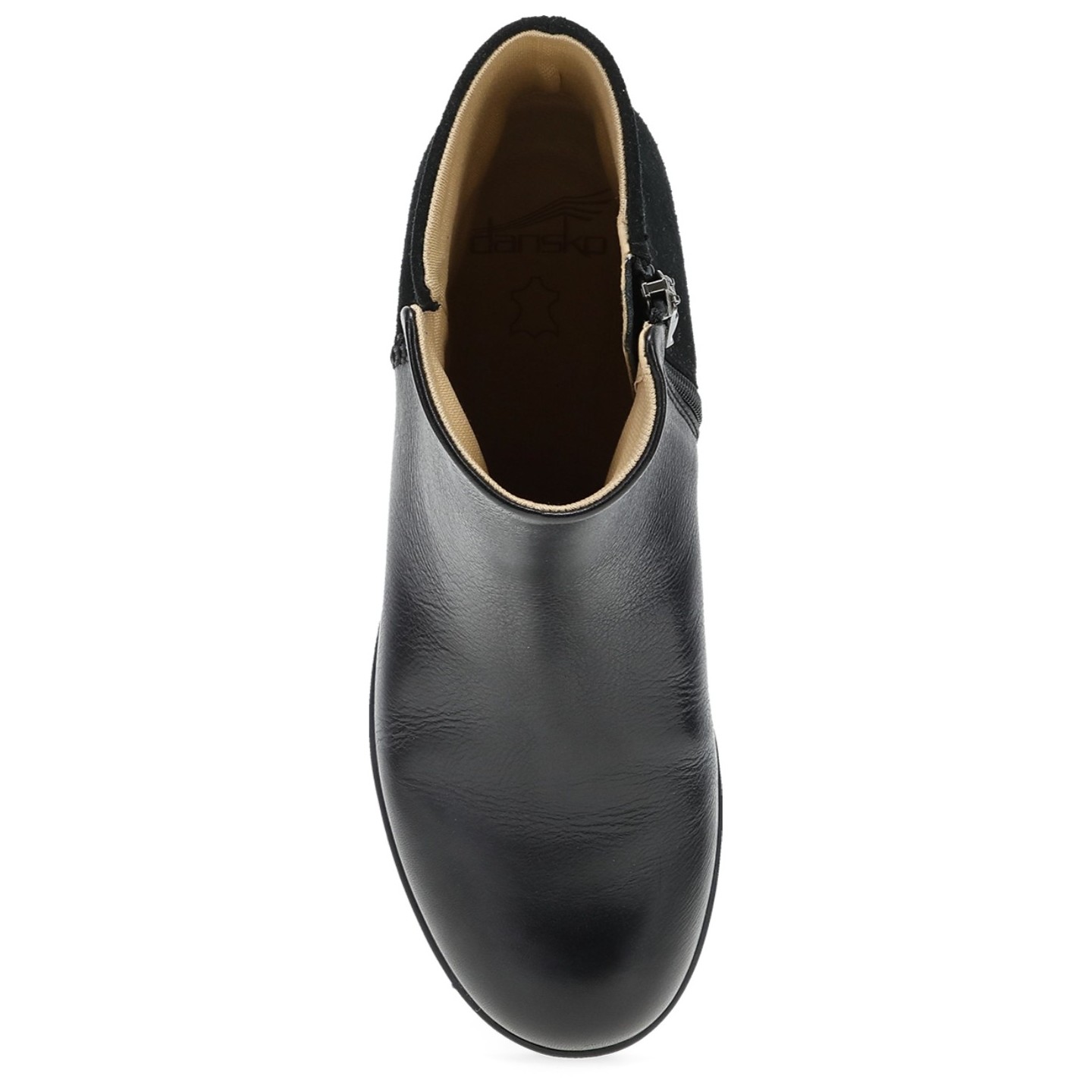 Denay Botte Black Milled Leather Imperméable par Dansko