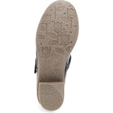 Delphine Botte Noir Cuir Bruni Impermeable par Dansko