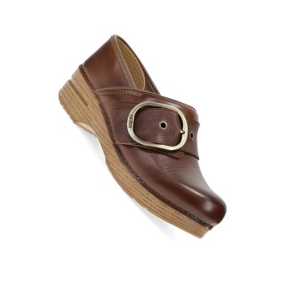 Sabot Bouclé Pearson Professionnel Brown Waxy Milled par Dansko